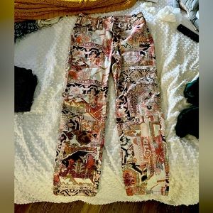 ANTHROPOLOGIE WILD DENIM PANTS.. SIZE 25=these ARE SO COOL!! MUST HAVE!!